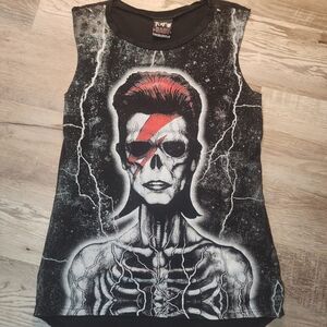 David Bowie Iconic Punk Rock Tank Top